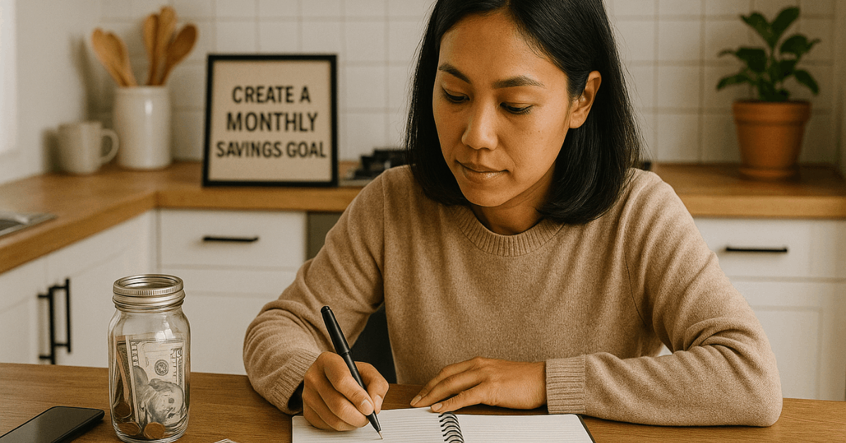 Steps to Create a Monthly Savings Goal